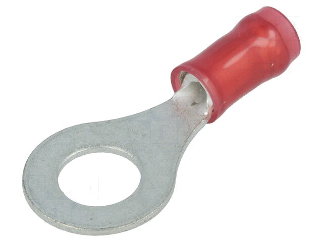 Uiteinde: oog; M6; Ø: 6,35mm; 0,26÷1,65mm2; klemmen; voor draad Uiteinde: oog; M6; Ø: 6,35mm; 0,26÷1,65mm2; klemmen; voor draad